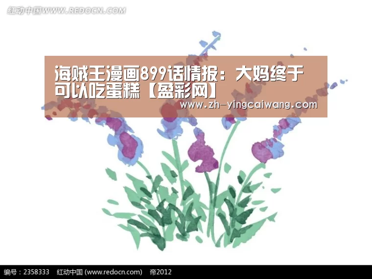 海贼王漫画899话情报:大妈终于可以吃蛋糕【盈彩网】(图4) 盈彩网